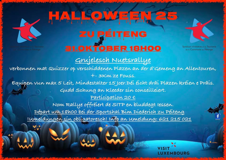 Soirée Halloween à Pétange