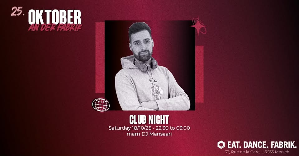Club Night with DJ Mansaari