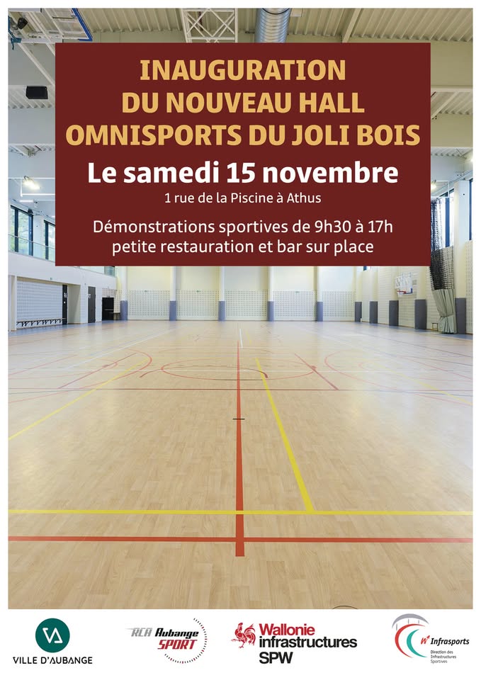 Inauguration du nouveau hall omnisports du Joli Bois