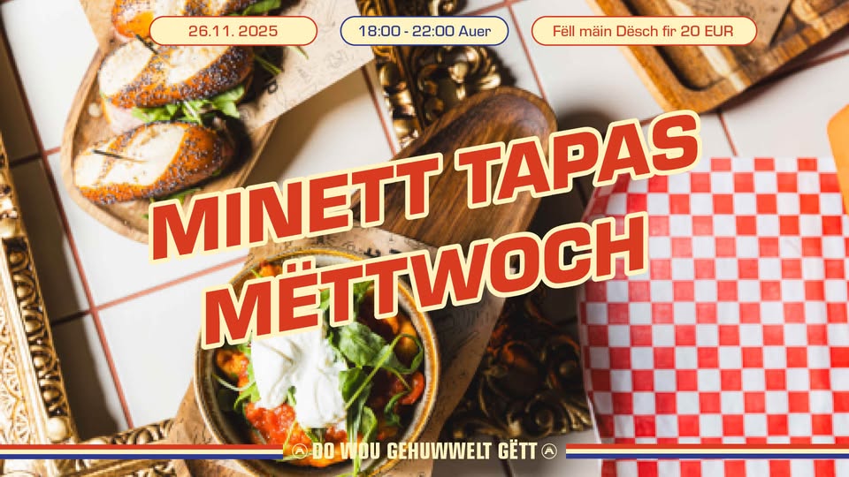 Minett Tapas Wednesday