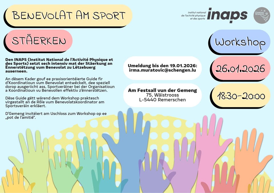 Workshop - Strengthening Sports Volunteering