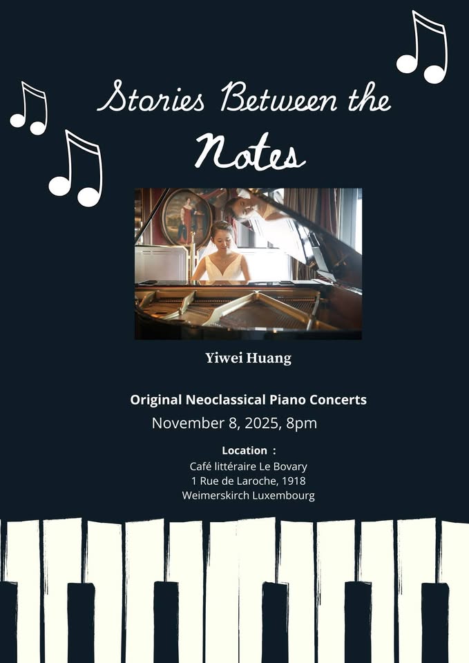 Piano recital with the talented Yiwei Huang