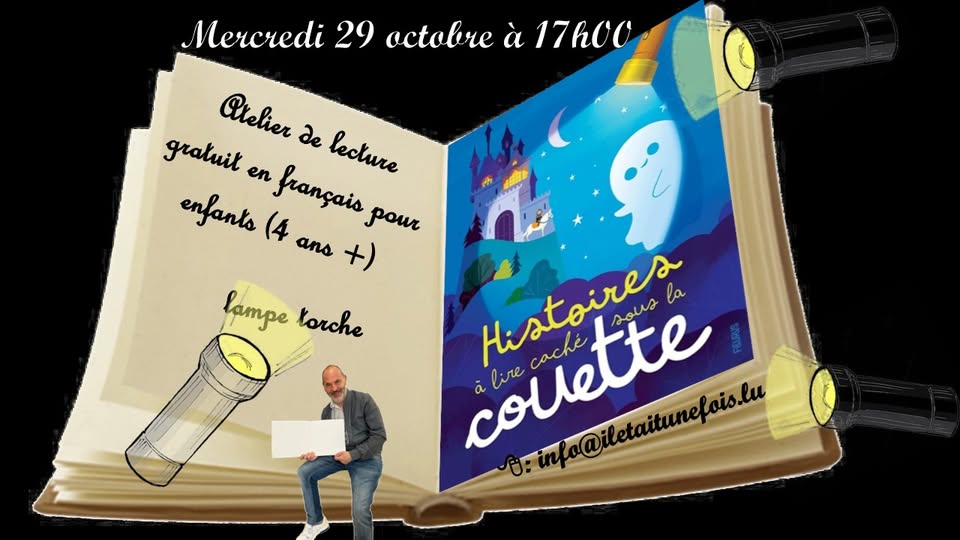 Reading Workshop in the Dark with Flashlight