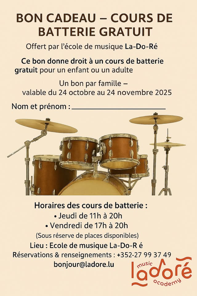 Initiation à la batterie