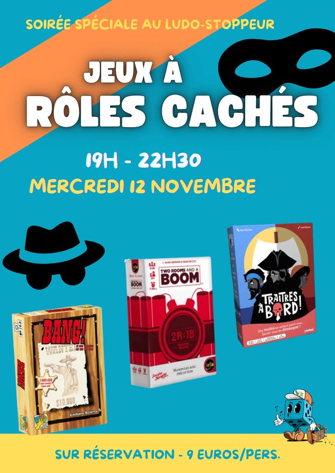 Soirée spéciale : jeux à rôles cachés