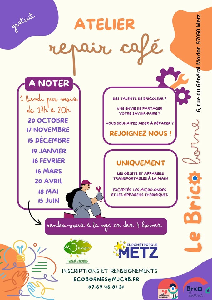 Free Repair Café in Metz