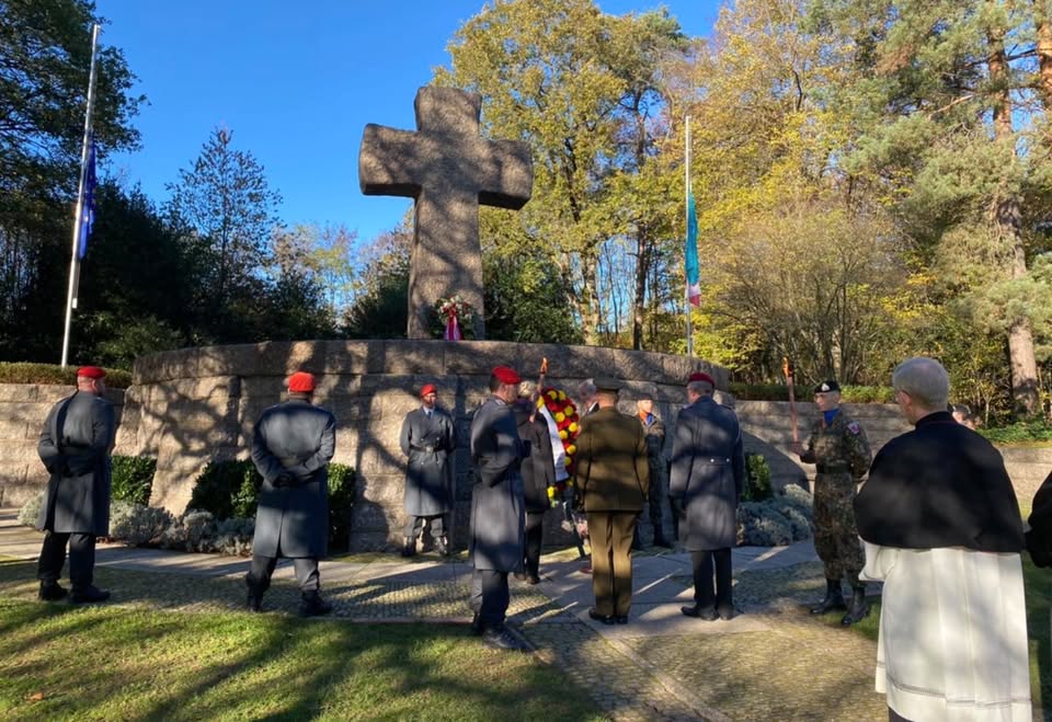 Volkstrauertag - Commémoration au cimetière militaire allemand de Sandweiler