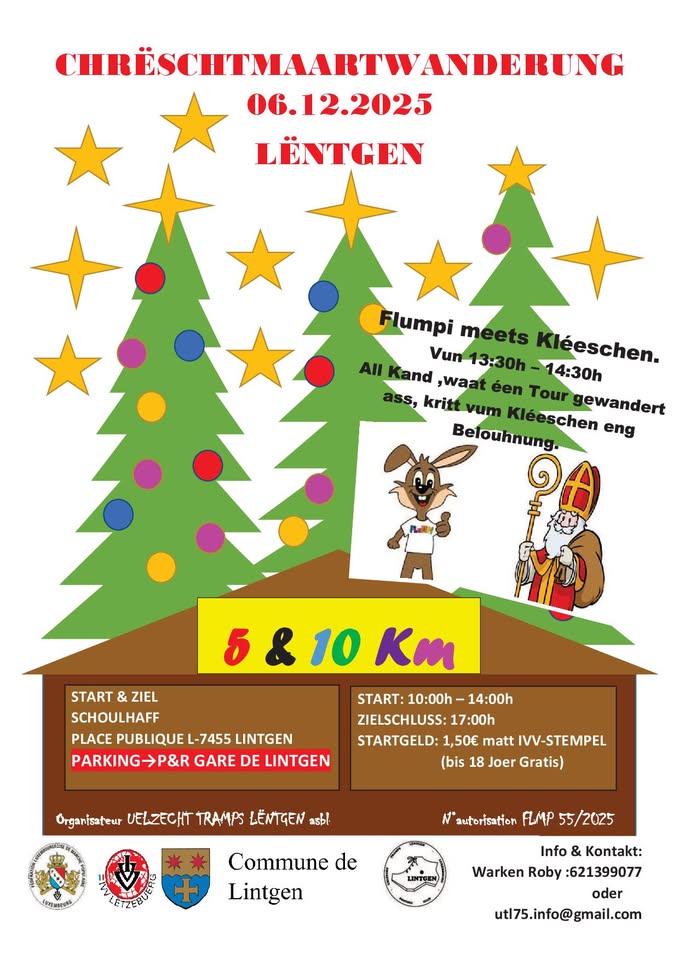 Christmas Hike in Lintgen