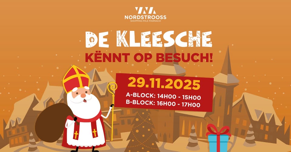 La visite de Saint Nicolas au Nordstrooss