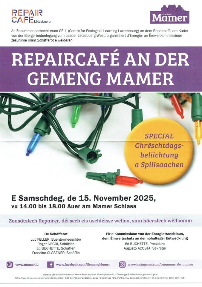 Repair Café in Mamer