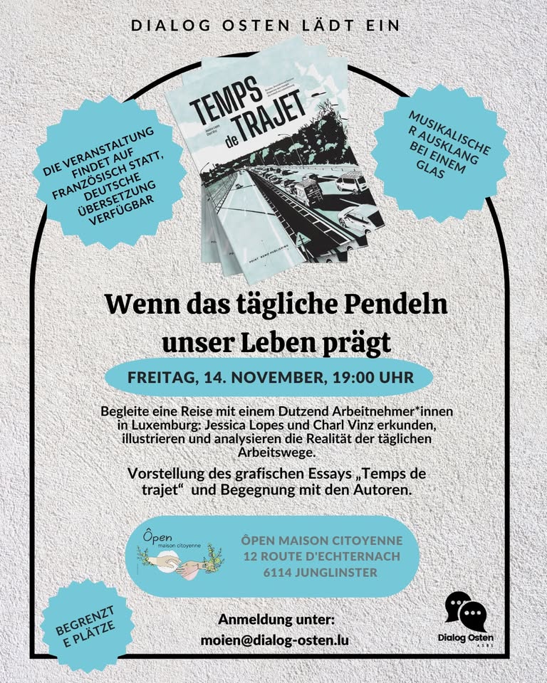 Présentation du livre "Temps de trajet"