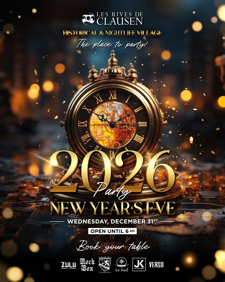 Réveillon de Nouvel An  aux Rives de Clausen