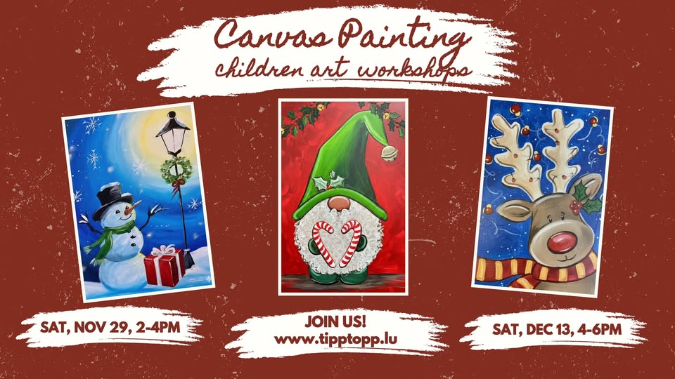 Atelier Peinture sur Toile de Noël