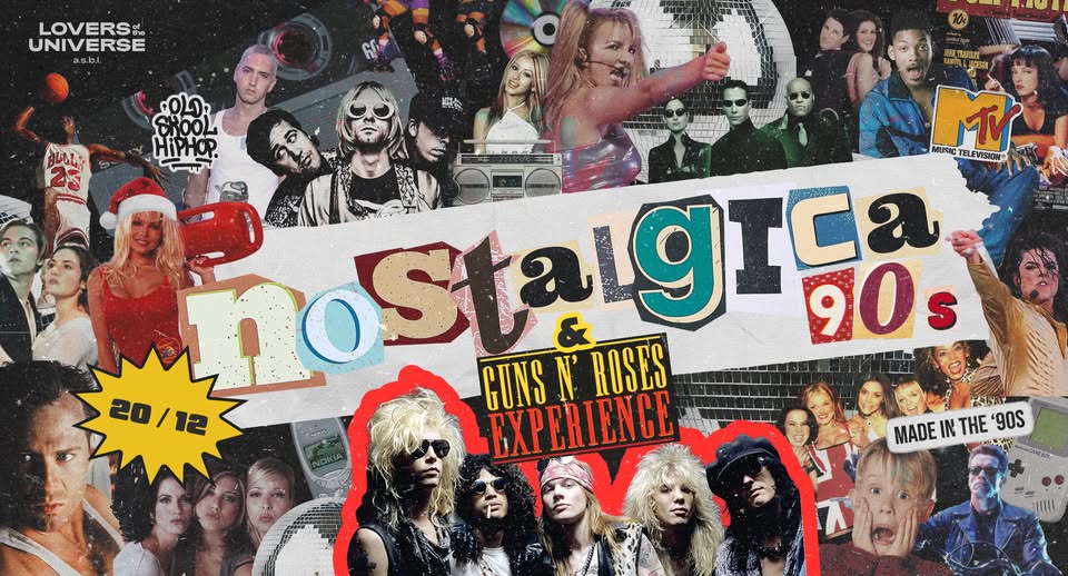 Nostalgica Party des Années 90 & Tribute Guns n' Roses