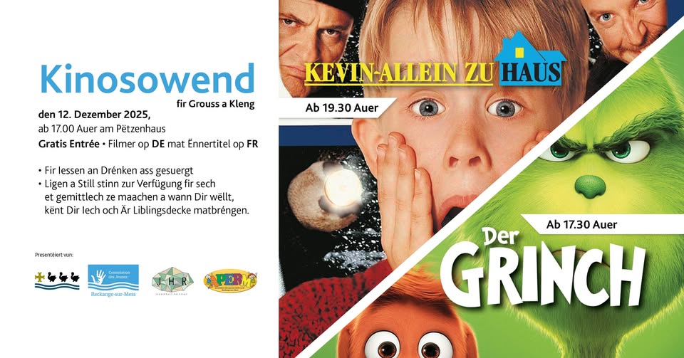 Cinema evening for young and old