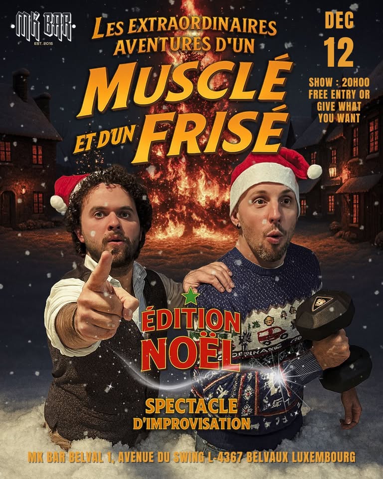 The Extraordinary Adventures of a Muscular One and a Curly One - Improvisation Evening