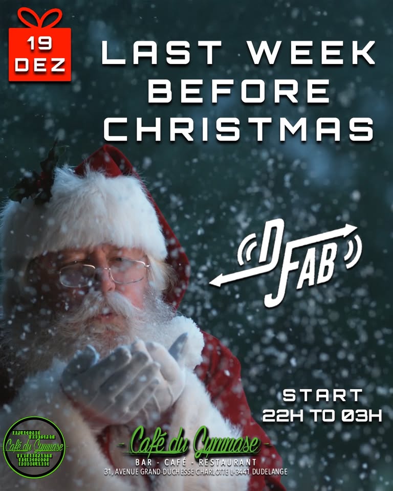 Dernière semaine avant Noël