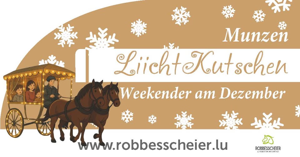 Liichtkutschen Rides at the Robbesscheier