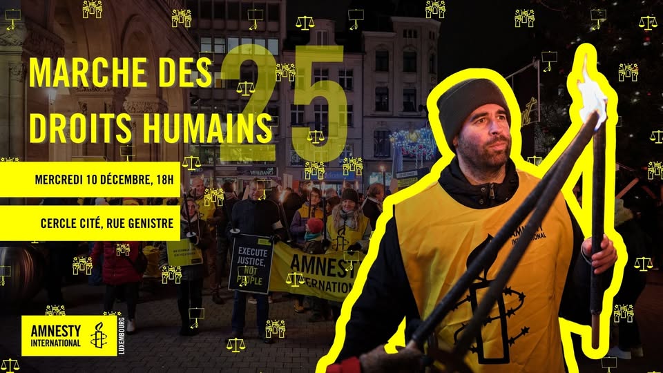 March for Human Rights by Amnesty Luxembourg