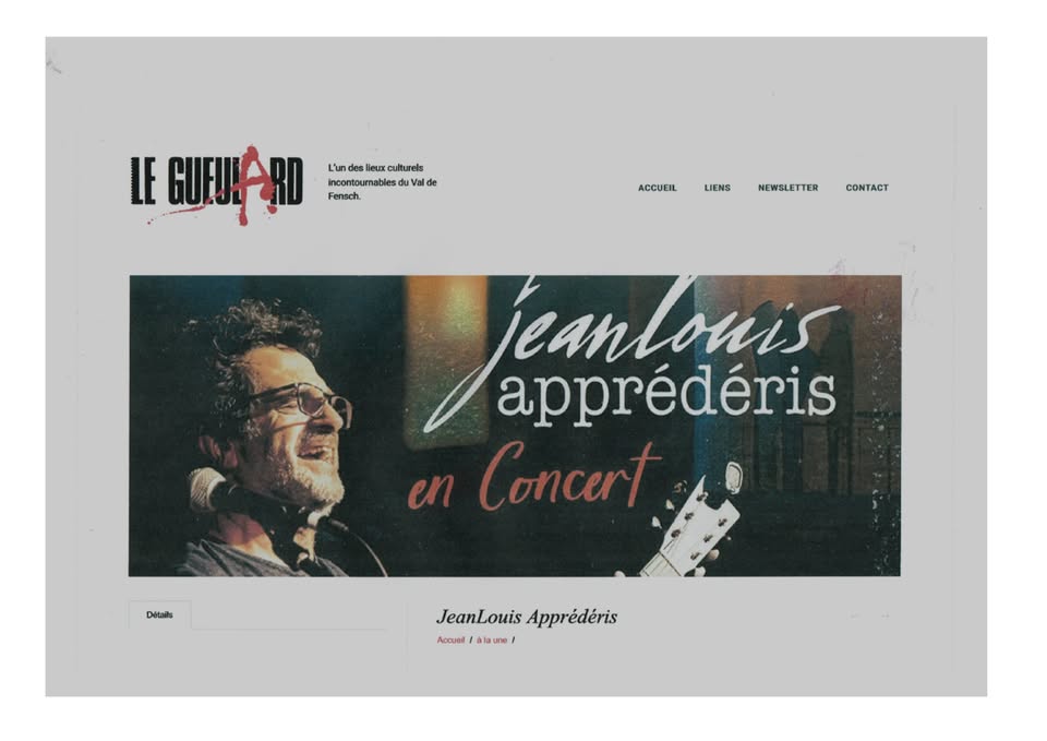 JeanLouis Apprederis in Concert and Quartet