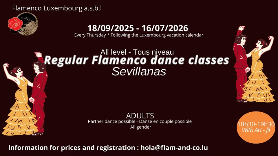 Sevillanas : Tous niveaux (Chaque jeudi)