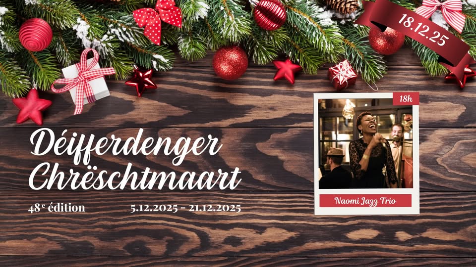 Naomi Jazz Trio au Marché de Noël