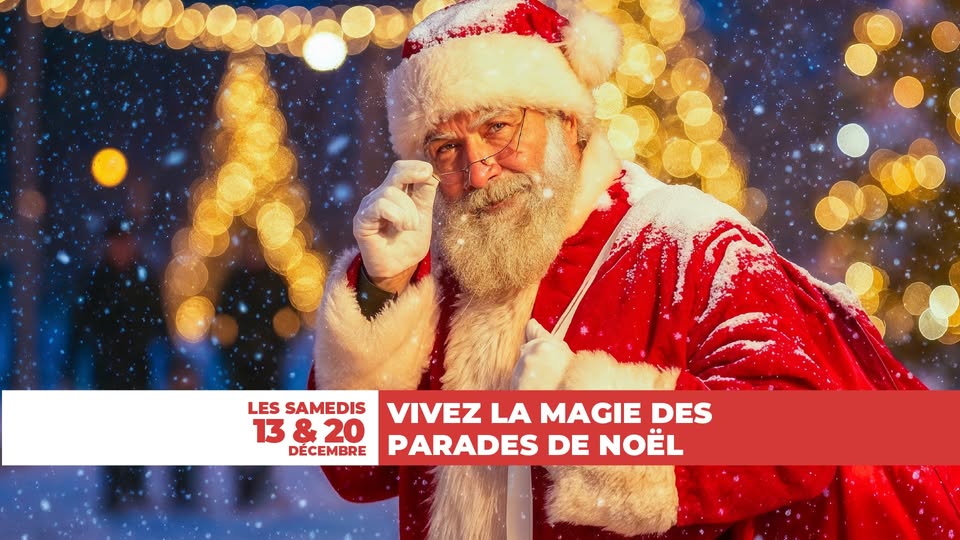 Parade de Noël à l’Hydrion – Samedi 13 décembre