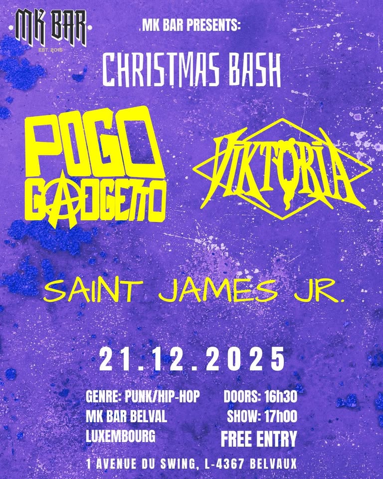Christmas Bash avec Pogo Gadgetto - Viktoria - Saint James Junior