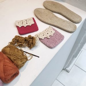 Villa Plage  Design and make crochet espadrilles sandals