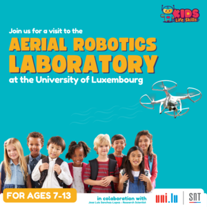 Visite Kids au Laboratoire de Robotique Aérienne de l'Université