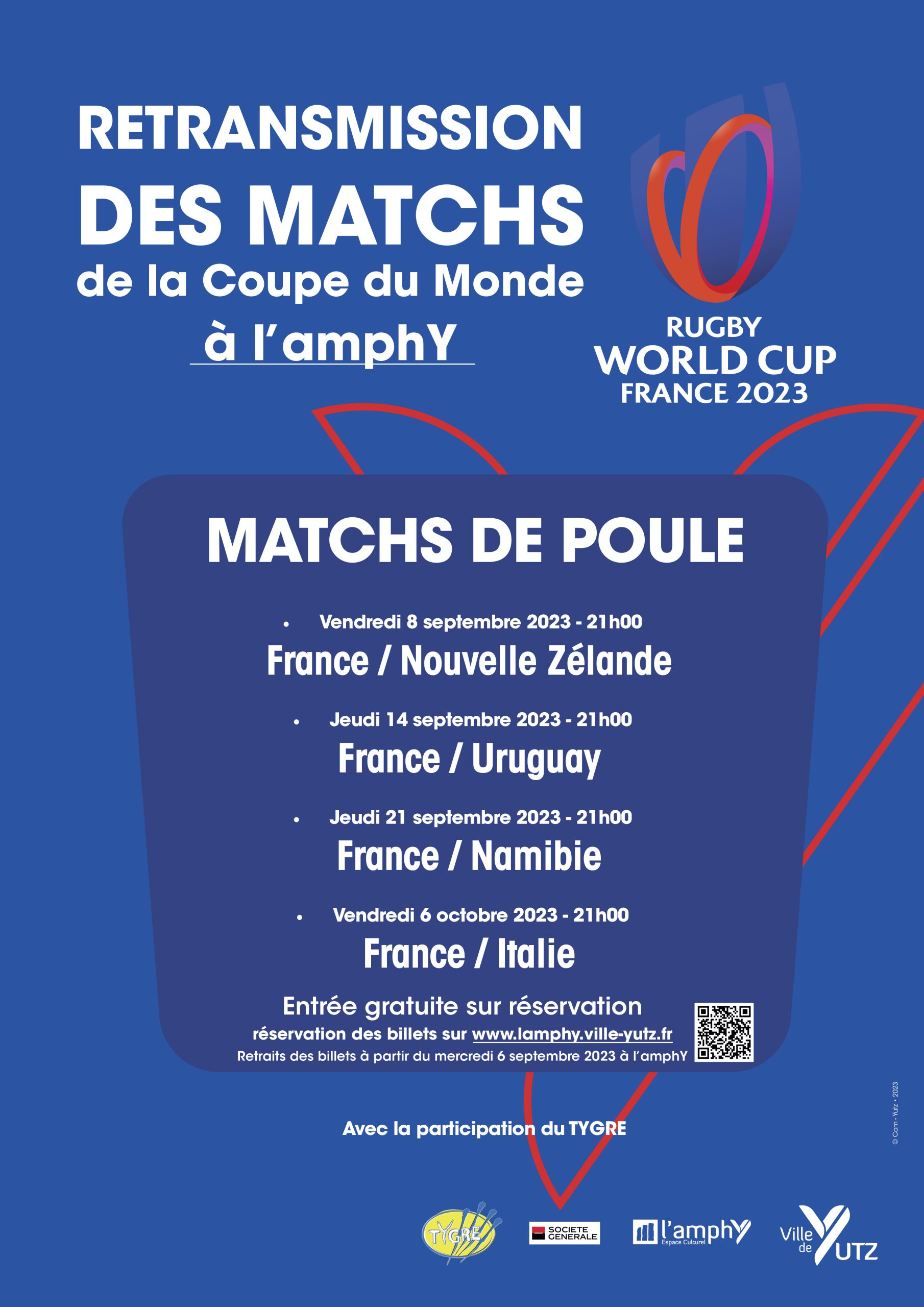 Retransmission of the Rugby Match: France / Namibia