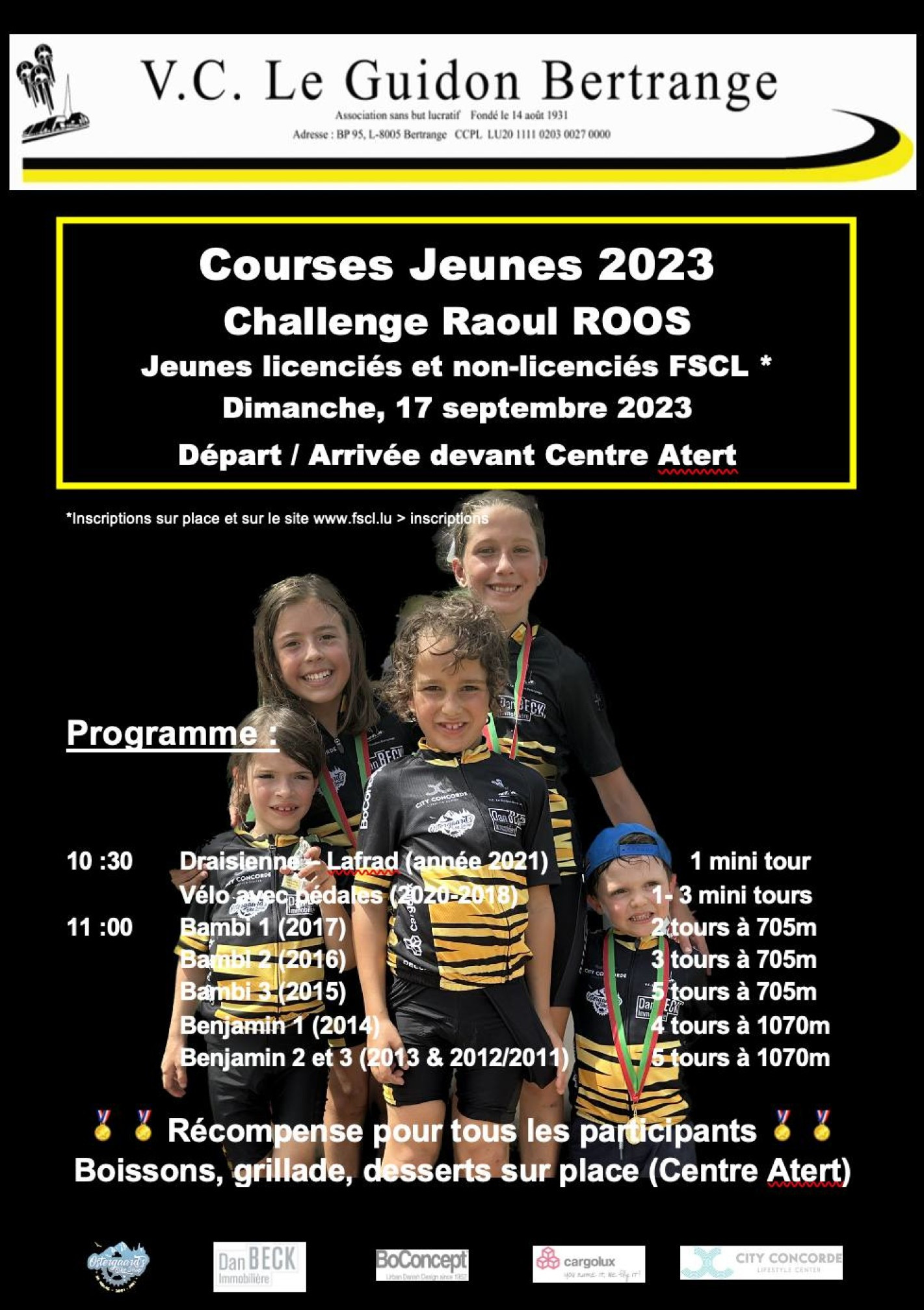 Challenge Raoul Roos 2023 - Courses Jeunes