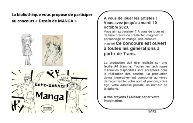 Concours Dessin de manga