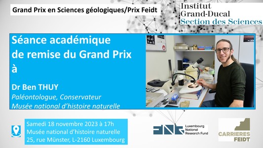 Grand Prix in Geological Sciences/Prix Feidt