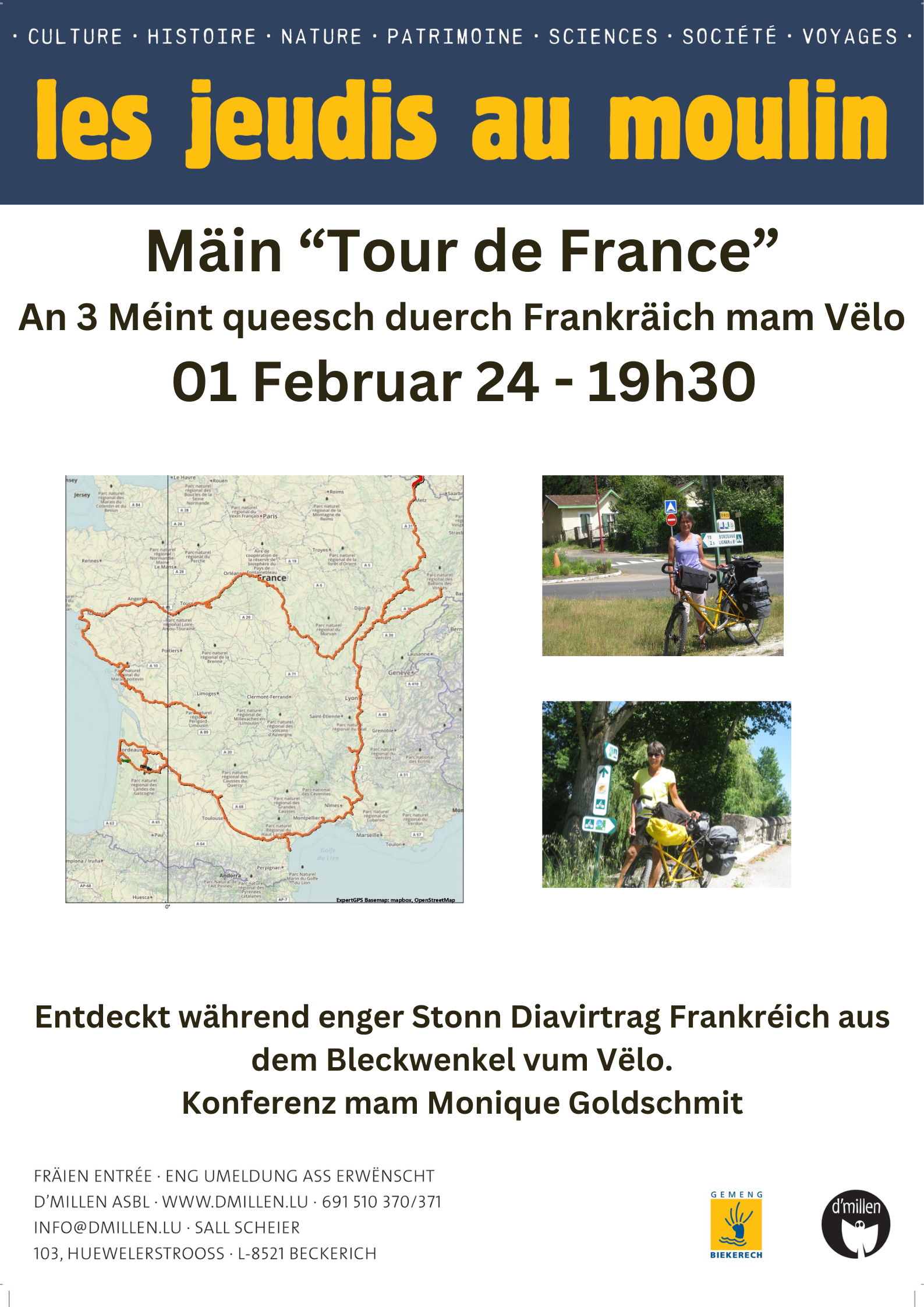 Conférence: "Mäin Tour de France"