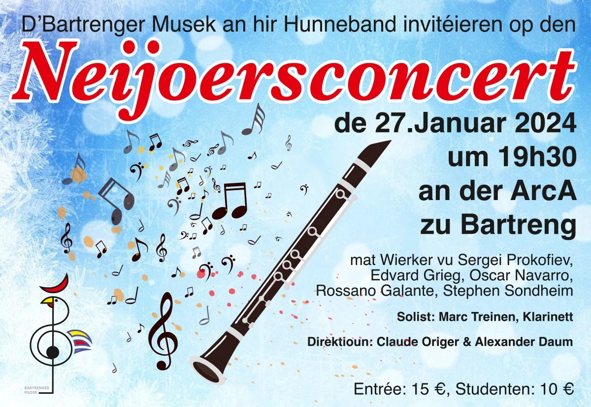 New Year's concert of Bartrenger music