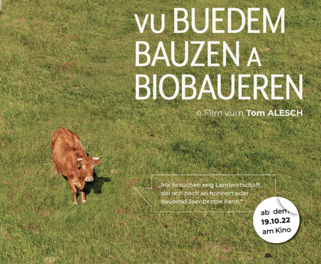 Vu Buedem, Bauzen a Biobaueren - projection