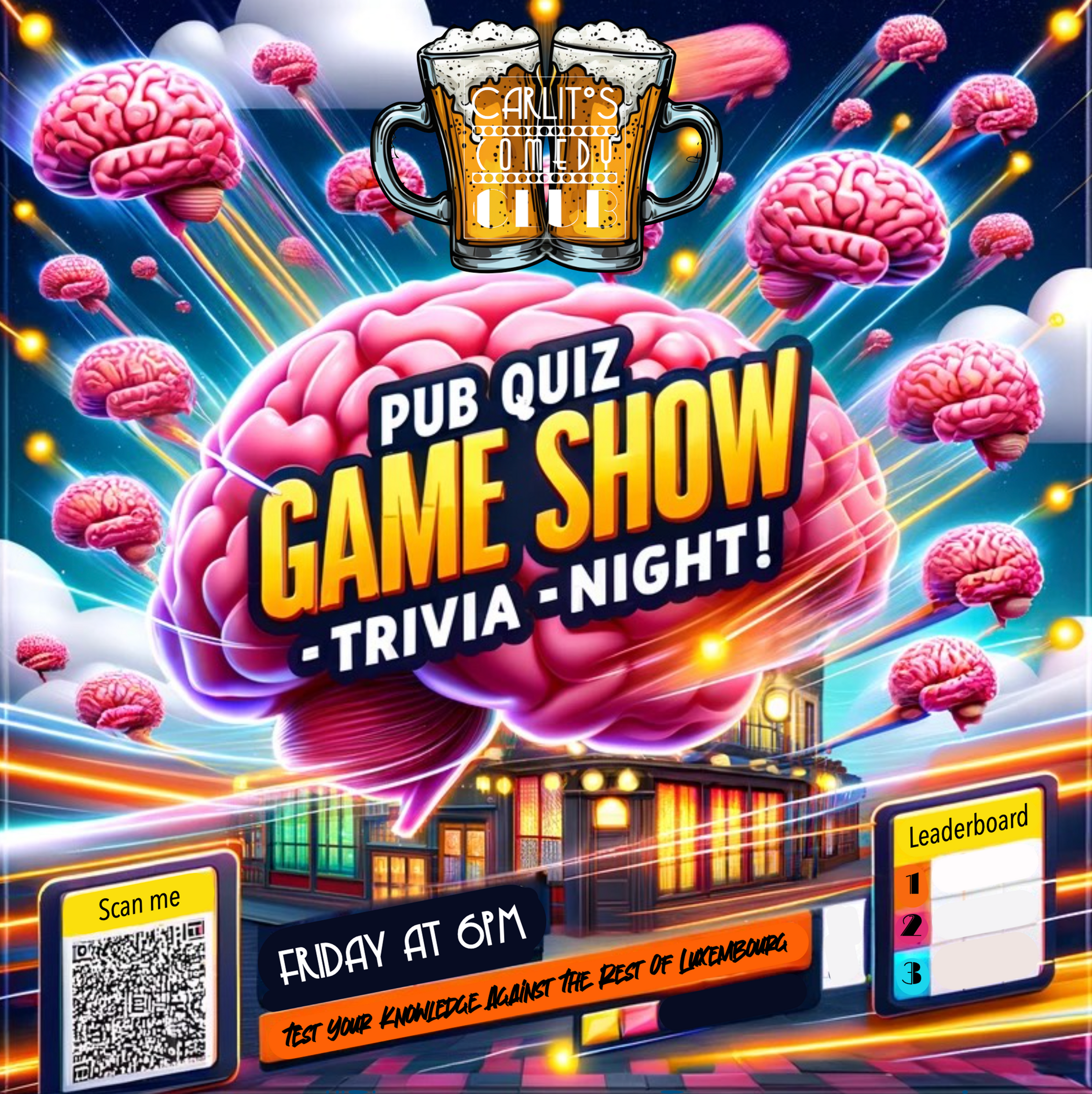 Pub quiz game show trivia night!