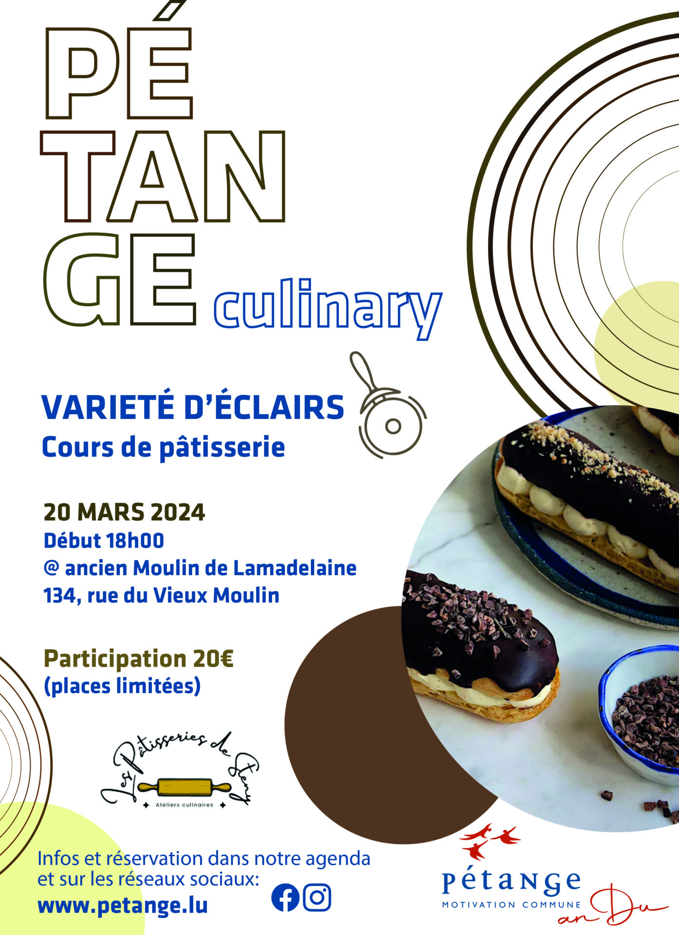 Petange Culinary & Cours de pâtisserie - SOLD out