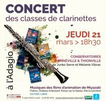 Concert des classes de clarinettes