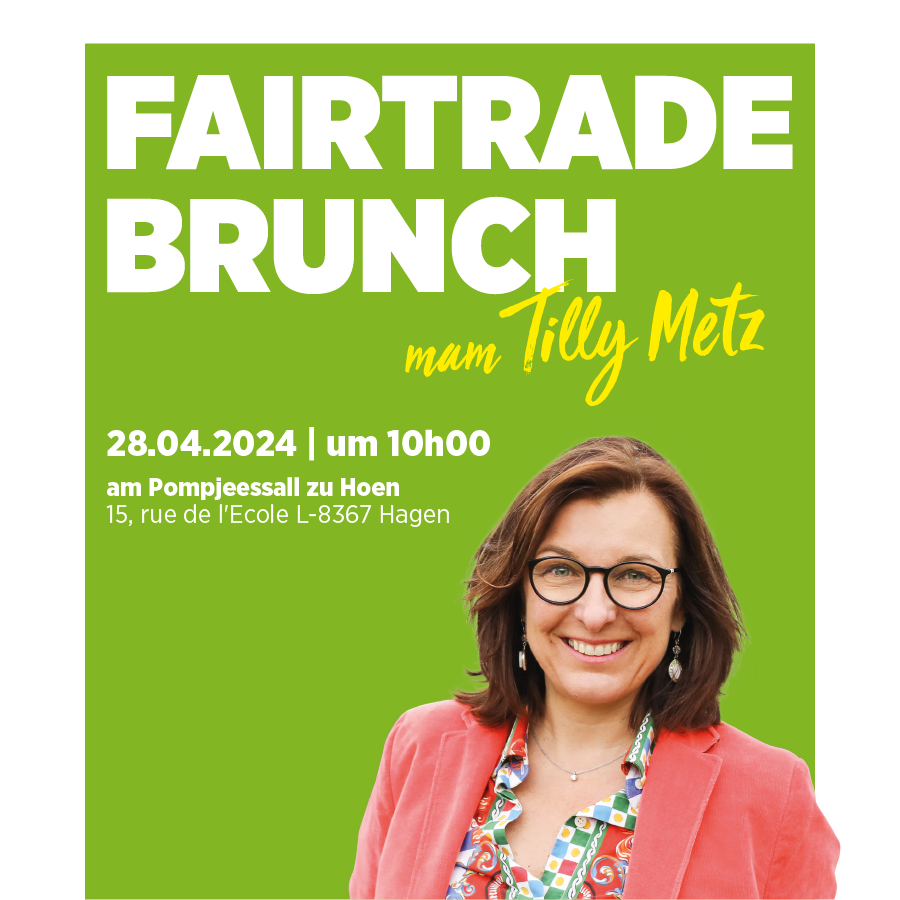 Fairtrade Brunch avec Tilly Metz