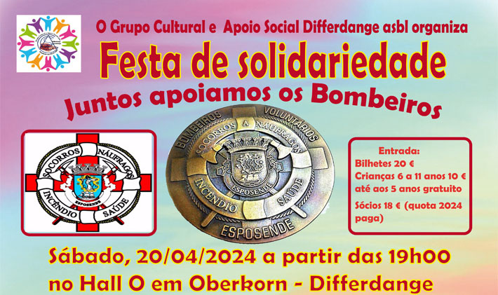 Esposende firefighters solidarity party