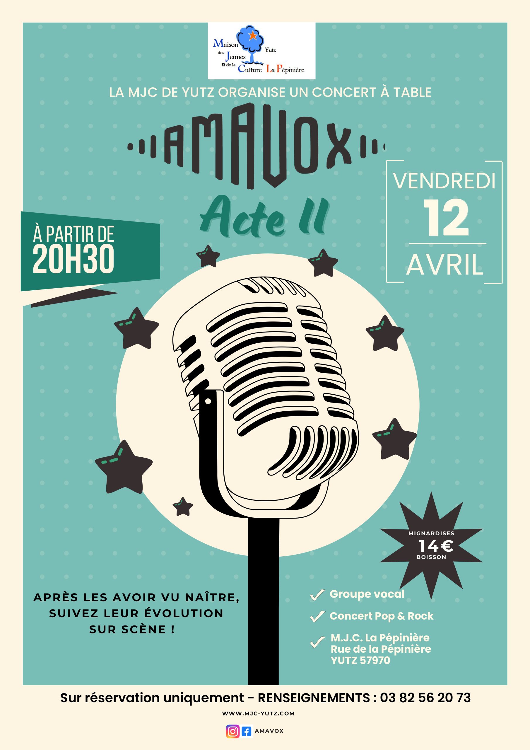 Concert à table : AMAVOX Acte II