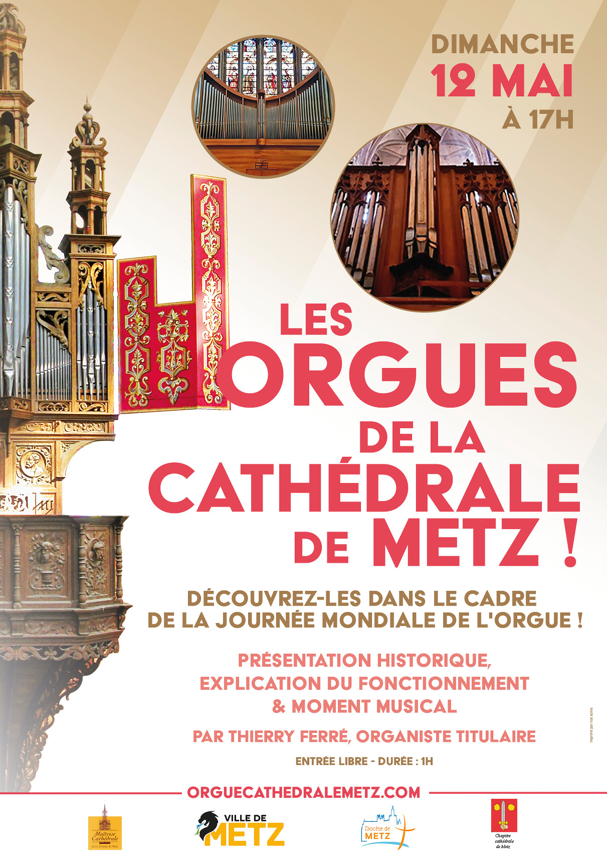 Découverte des orgues de la cathédrale de metz