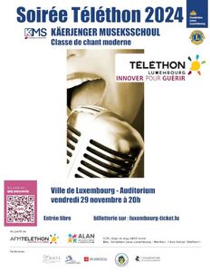 Soirée Téléthon Luxembourg 2024