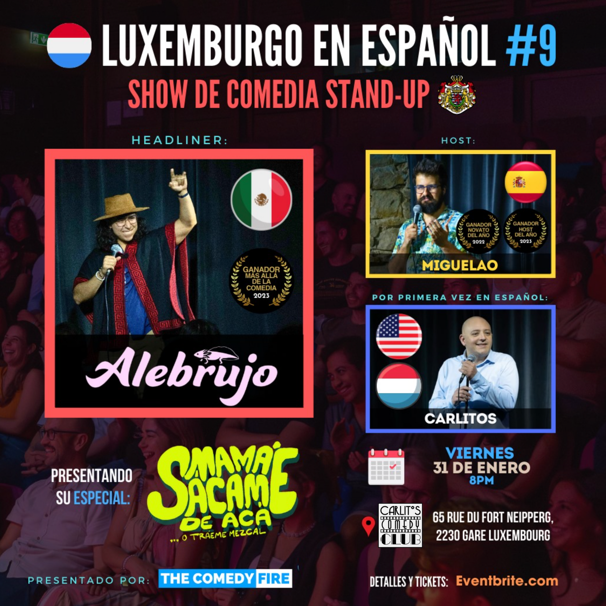Luxembourg in Spanish #9 - A stand-up comedy show in your language