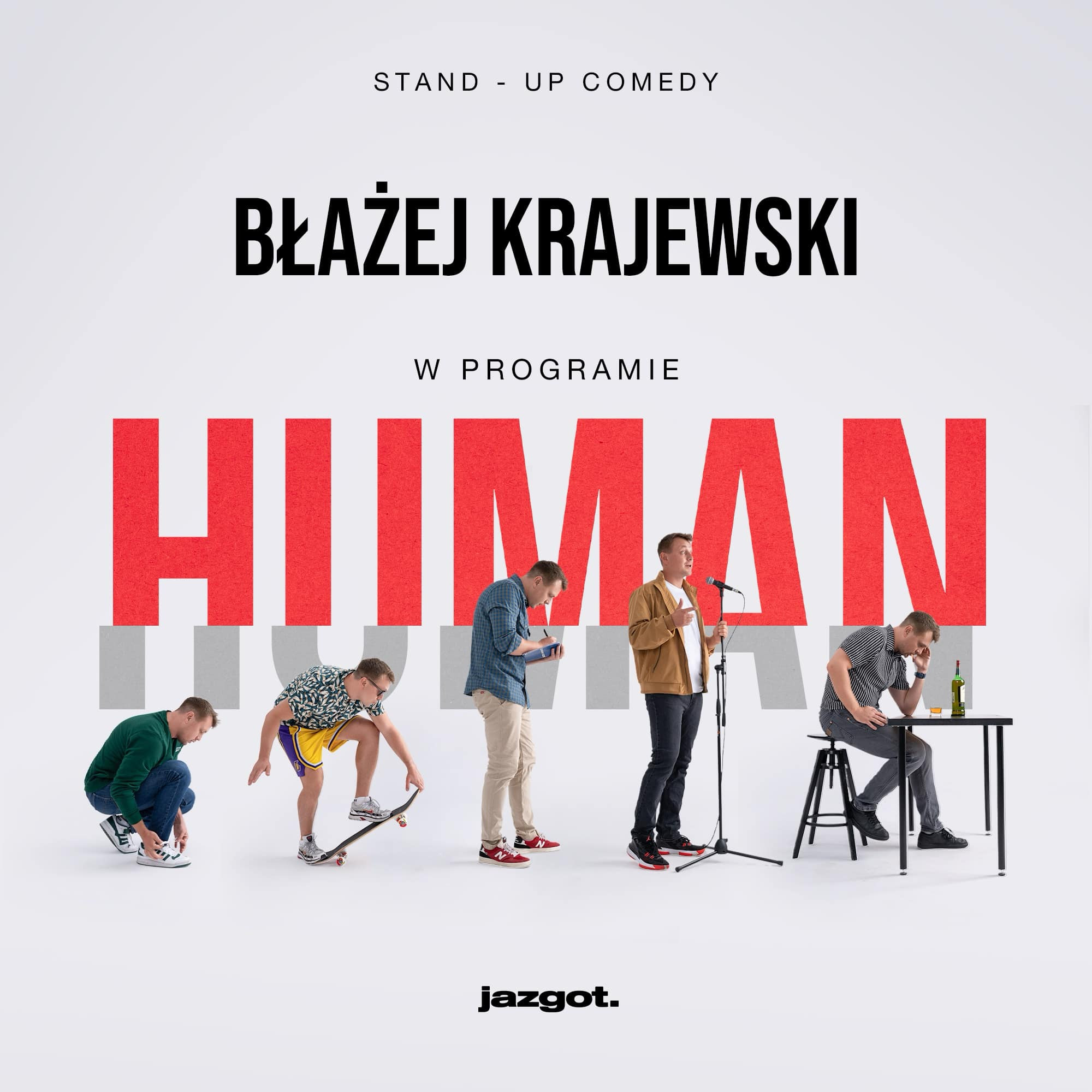 Błażej Krajewski in the program "Human" - Polish Stand-up Comedy