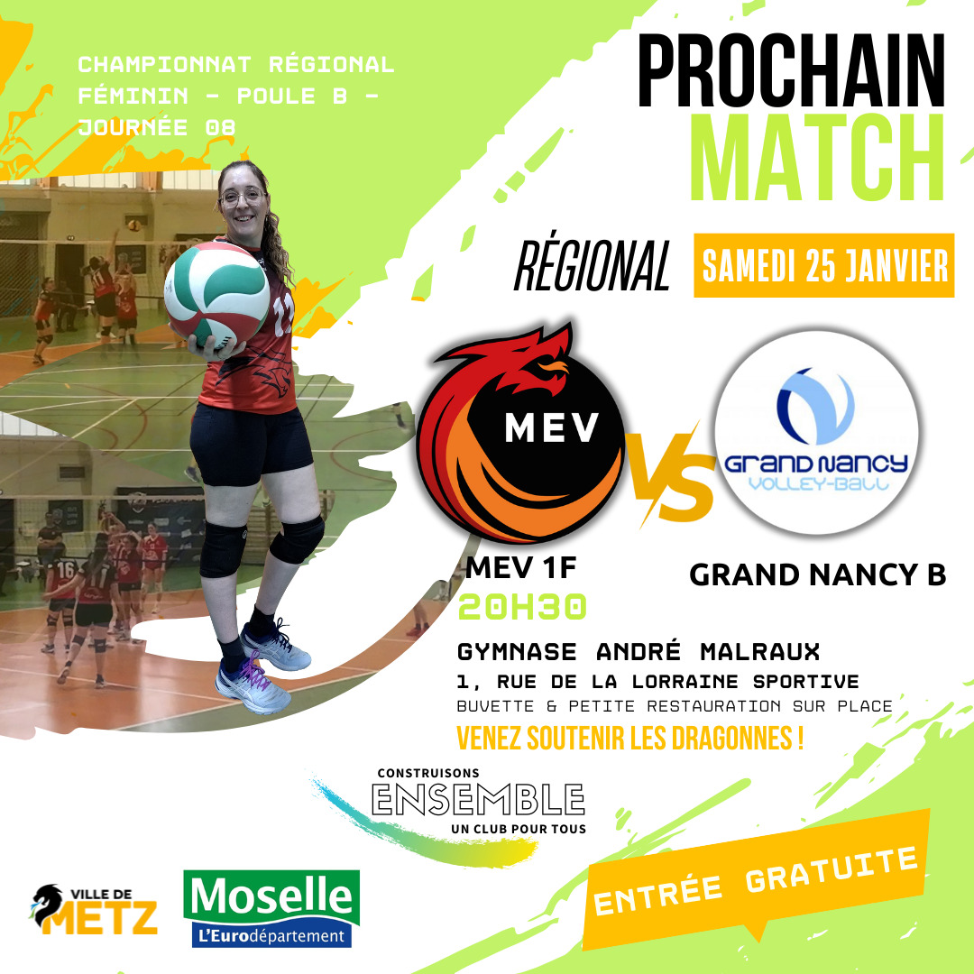 Regional F: MEV 1F vs GRAND NANCY B