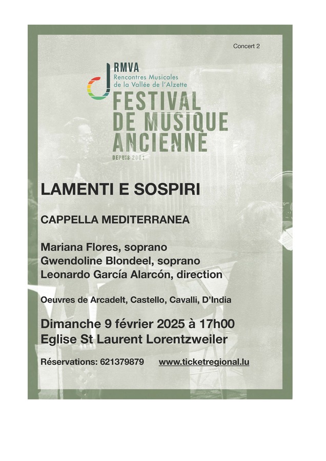 Concert RMVA I Early Music Festival