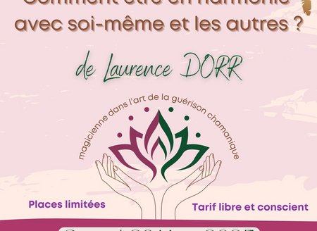 Conférence "Comment être en harmonie avec soi-même et les autres ?"